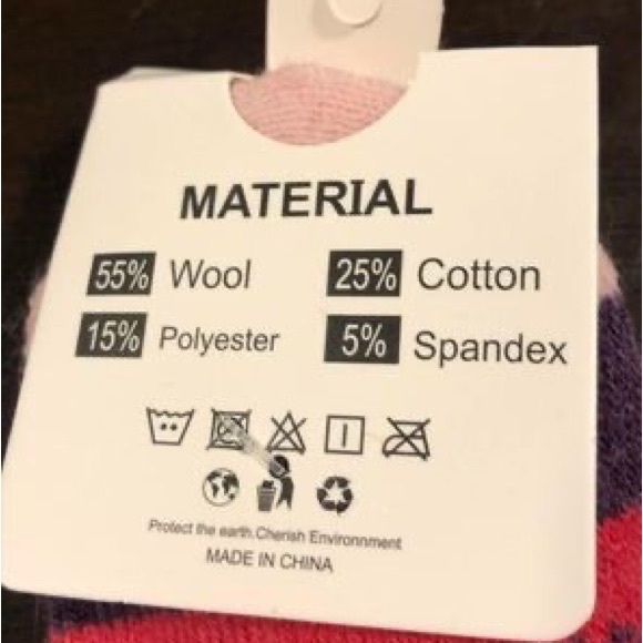 Pack of six, mixed wool socks - Picture 2 of 2